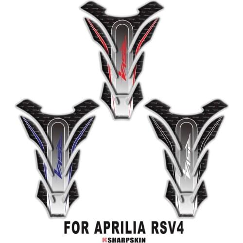 New motorcycle 3D fuel tank pad decoration personality creative fish bone protection stickers for aprilia RSV4