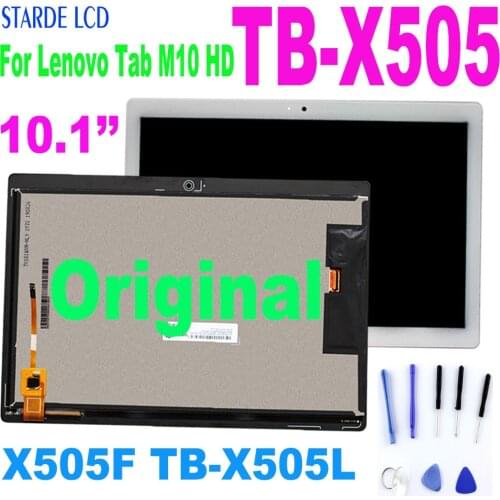 Original 10.1 inch LCD For Lenovo Tab M10 HD TB-X505 X505F TB-X505L X505 TB-X505X Lcd Display Touch Screen Digitizer Assembly
