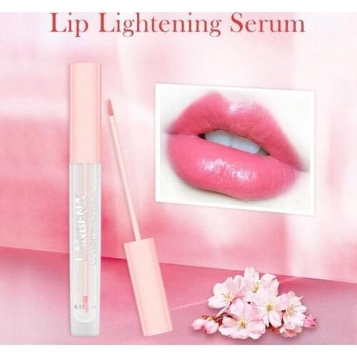 Lip Lightening Serum Lip Plumper Liquid Lip Gloss Reduce Pigmentation Moisturizing Pink Lips Long Lasting Smooth Beauty