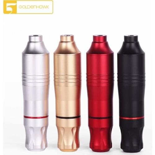 GOLDENHAWK Professional Tattoo Rotary Pen Machine Permanent Makeup Work With Foot Pedal Machines For Tattoo Artists And Beginner