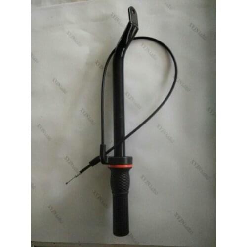 Free shipping handle with throttle cable for Hangkai 4 stroke 3.6 hp/4.0 hp marine boat engine part