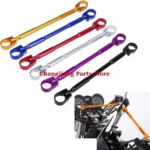 Motorcycle Bike Handlebar Cross Bar Steering Wheel Strength Lever for most 7/8" 22mm handlebar motorcycles
