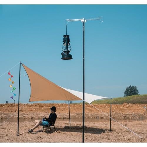 Lantern Stand Camping Folding Lamp Pole Portable Lightweight Multifunctional Camping Light Stand Lantern Support for Picnic