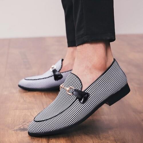 Mens Derby Shoes Fashion Soft Leather Pointed Toe Slip On Casual Business Shoes Wedding Party Office Daily Shoes Zapatos Hombre