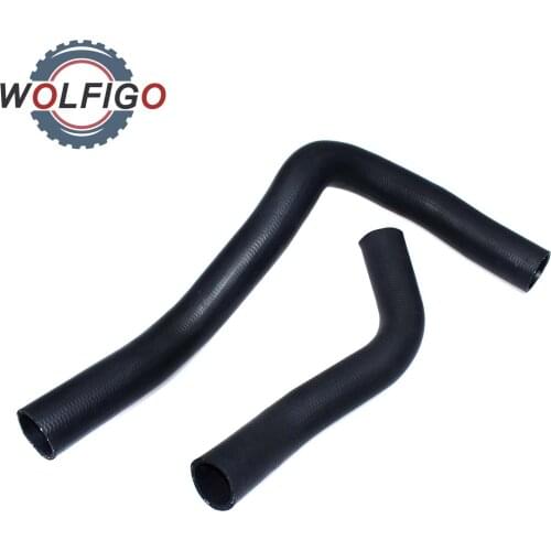 WOLFIGO Upper / Lower Radiator Coolant Hose Pipe Connector For Honda CR-V CRV 2.4L 2002 03 04 05 2006 19501PNB000 19502-PNB-000