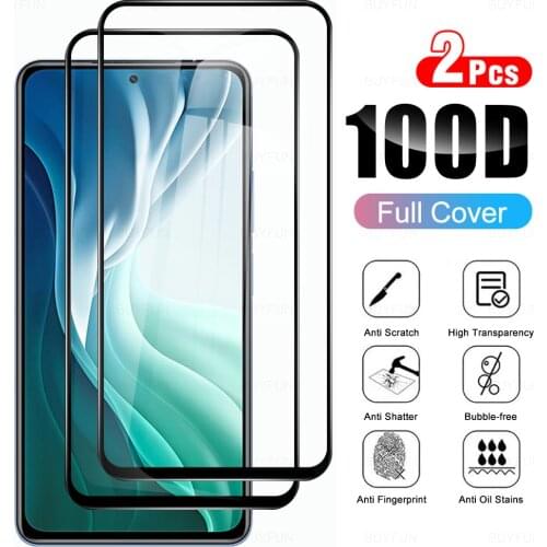 For Xiaomi 11i 5G Glass 2Pcs Full Cover Tempered Glass On Ksiomi Xiomi Xaomi Mi 11 Mi11 i Screen Protector Phone Protective Film
