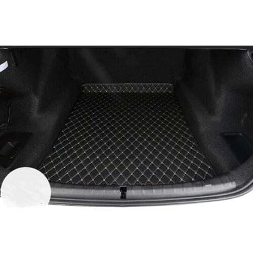 1PC Car Styling Cargo Liner Car Trunk Mat Carpet Interior Floor Mats Leather Pad For BMW 5 Series 2018 525Li 528Li 530Li 540Li