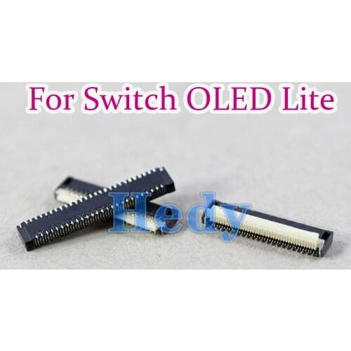 Motherboard to Lcd Display screen flex cable clip ribbon connector socket for Nintendo Switch NS console replacement part