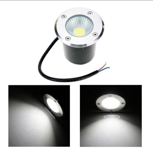 10x Waterproof IP67 7W 10W COB LED Underground Lights Landscape Lamps Ground Garden Yard Path Floor Buried Spotlight 85-265V/12V