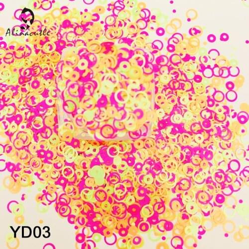 15g Mixed Color Circle Sequins For Nails Art Handmade Craft Polymer Clear Sprinkles Accessories Scrapbook Shakes DIY Sequins