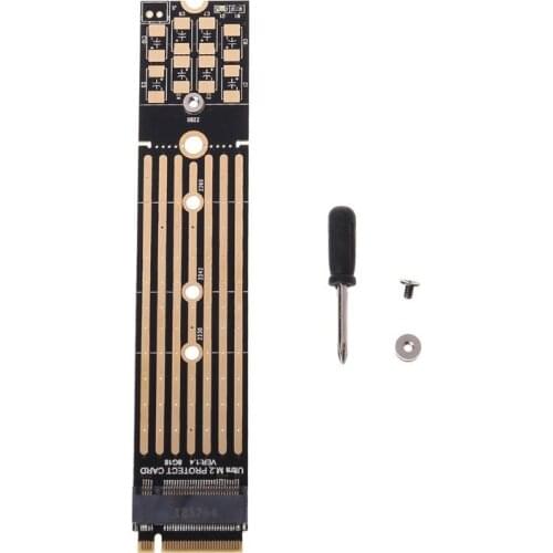 2021 New M.2 NVME Extend Protection Card 2280 to 22110 SSD DIY Power-off Protection Plate