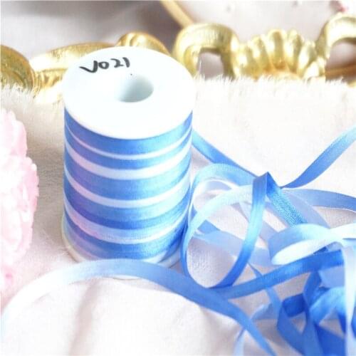4mmx10m/roll variegated of 100% pure silk embroidery ribbon thin taffeta silk edge ribbon Anya Ribbon Handcraft DIY ribbon