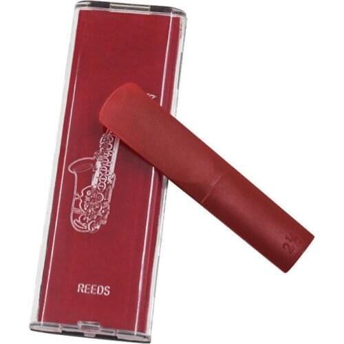 Alto Saxophone Resin Reed +None Reed Box Woodwind Instruments for Long-time Exercise Beginners Instruments Parts Accessories