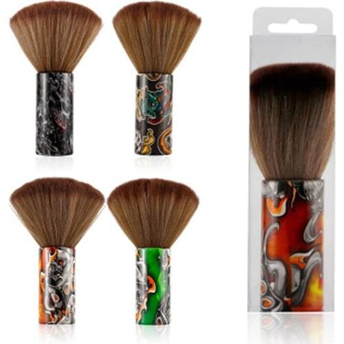 Four Style Individual Skull Hairdressing Clipping Sweeper Soft Fiber Neck Cleaning Tool for Salon E192