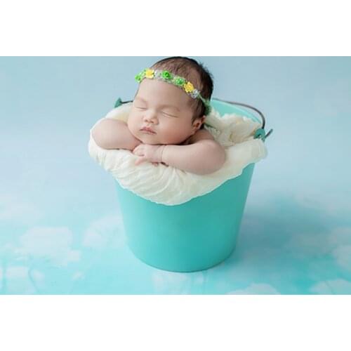 Baby Headband Rose Meringue Newborn photography props Newborn Stretch headband Tieback Handmade headband props