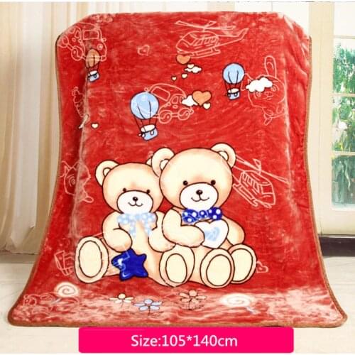 18 Colors Kids Cartoon Blankets Warm Coral Fleece Bedding Quilt 110*140cm Toddler Soft Play Blanket Infant Sofa Rest Cover