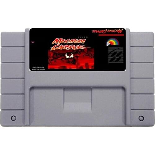Hot Selling 16bit 46pin Super Game Card - Maximum Carnage