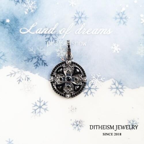 Pendant Black Asian Ornament Fit Necklace 2021 New Fine Jewelry Accessories 925 Sterling Silver Blessing Lucky Gift For Women