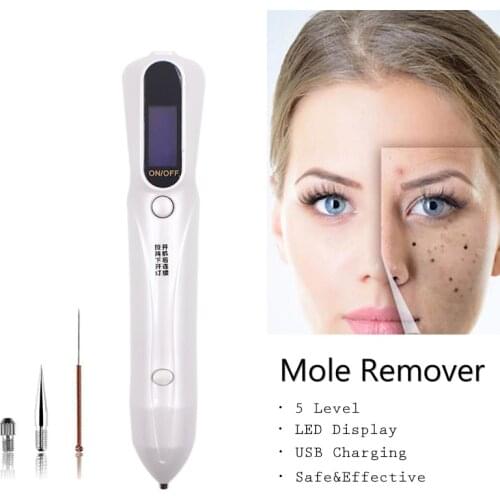Newest Laser Plasma Pen Mole Removal Dark Spot Remover LCD Skin Care Point Pen Skin Wart Tag Tattoo Removal Tool Beauty Care