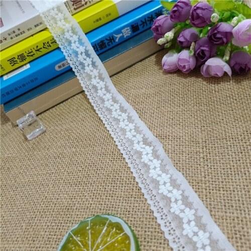 LS1079 3CM floral pattern elastic spandex African Indian mesh lace decorative underwear