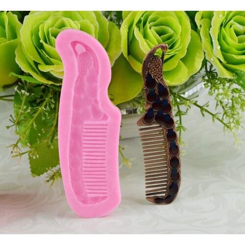 Luyou DIY Comb Shape Silicone Cake Cookie Sugar Biscuit 3D Fondant Chocolate Mold Cake Decorating Tools FM1081