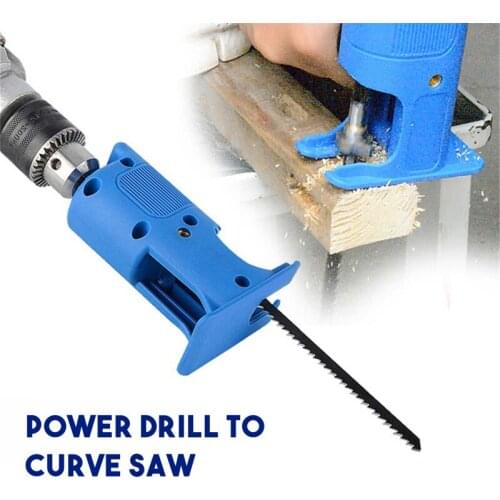 Reciprocating Saw Attachment Adapter Change Electric Drill Into Reciprocating Saw For Wood Metal Cutting Hand Tool