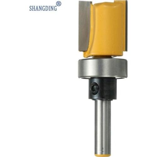 New 1/4 Inch Shank Hinge Mortise Template Router Bit Drill Bit For Solid Wood 1/4'' Handle Wood Drilling Trimming Tools
