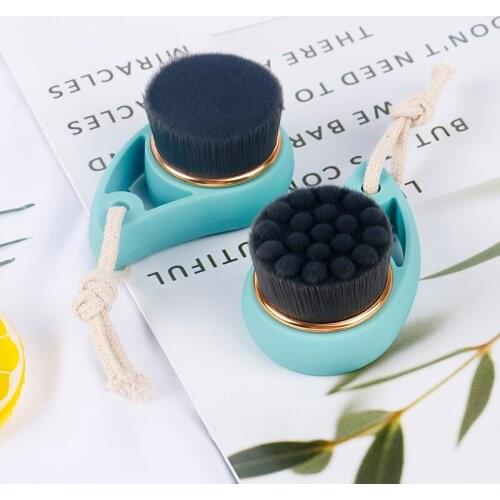 Face Cleansing Brush Soft Bamboo Charcoal Facial Deep Pore Washing Cleansers New