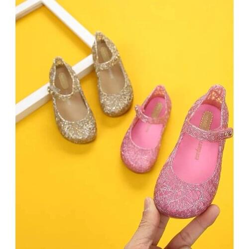 Mini Melissa Original Girl Sandals 2020 New Jelly Sandals Kids Sandals Children Beach Shoes Non-slip Toddler Shoes