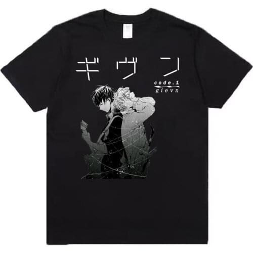 Hot Anime Given Casual T-Shirt Harajuku Funny Sato Mafuyu Uenoyama Short Shirt Graphic Tees Summer Top Street Style T-shirt