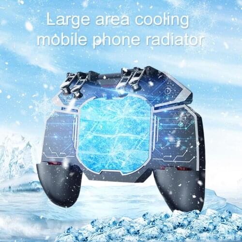 Six Finger All-in-One Mobile Phones Game Controller Joystick Gamepad Semiconductor Cooling For MEMO For 2.64-3.54in Mobile Phone