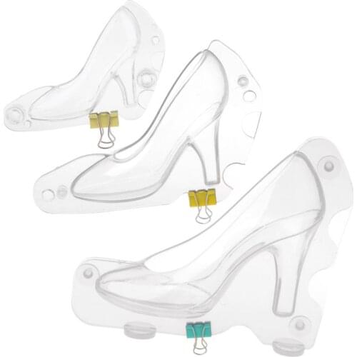 Fondant High Heeled Shoe Chocolate Mold Candy Sugar Paste Cake Decorating DIY
