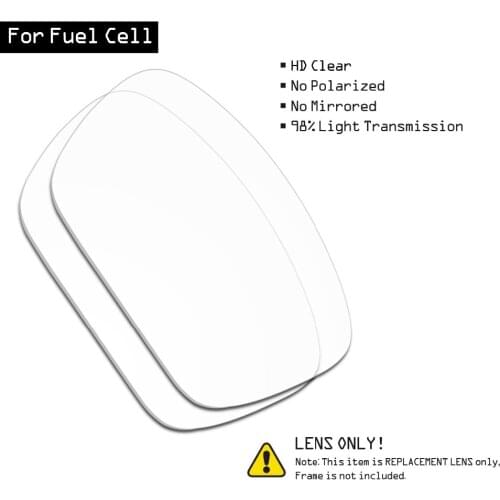 SmartVLT Sunglasses Replacement Lenses for Oakley Fuel Cell - HD Clear