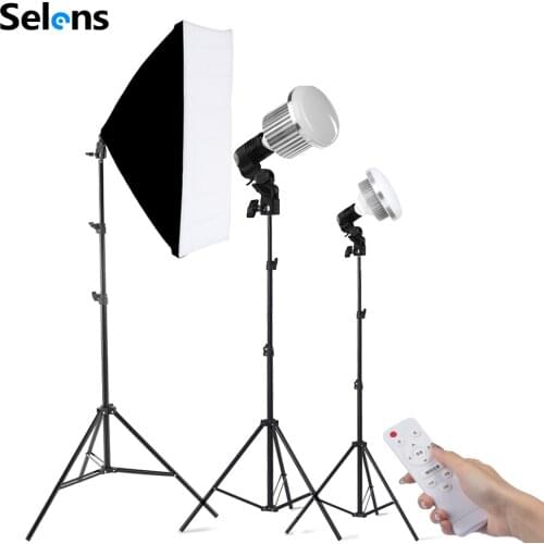 Photo Studio Light for Photography Lighting Kit 3200-5500K with Tripod Light Stand Softbox Video Lamp for YouTube Tik Tok