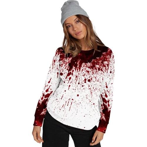 Sweatershirt sweatersnew product skull digital printed head-worn clothing men women long-sleeved round-necked jacket puloveres