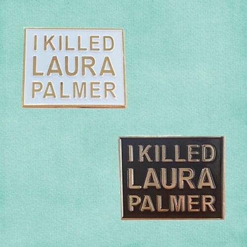 Twin Peaks Special Agent Dale Cooper Laura palmerme murder enamel pin killer brooch