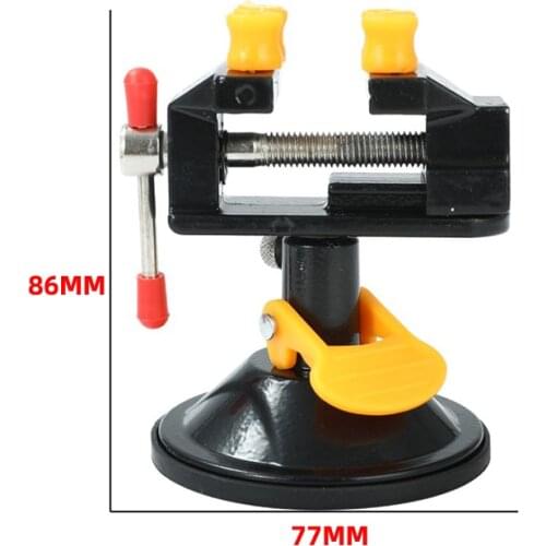 86x77mm Aluminum Die Casting Universal Suction Cup Vise Soldering Station Holder for RC XT30 XT60 T-Plug Connector Welding Tool