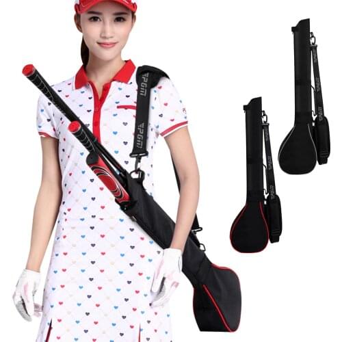 Sunday Golf Bag Foldable Zippered Clubs Cover Driving Range Golf Accessories Zippered Golf Holder Case Dustproof Women Men