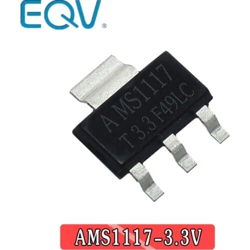 100PCS/LOT Original AMS1117-3.3 AMS1117-3.3V AMS1117 LM1117 1117 Voltage Regulator