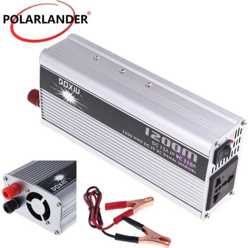 1500W Car Power Inverter With USB DC12V to AC 110V auto converter Voltage Transformer modified sine wave