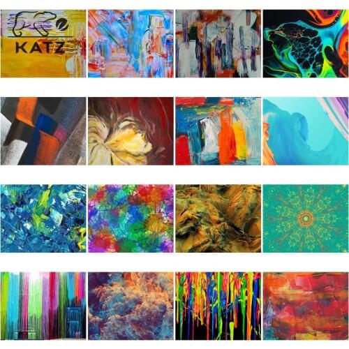 Diamond Painting Graffiti Mosaic Art Diy Painting By Numbers Abstract Color Diamond Embroidery Cross-Stitch Kits Home Decoration