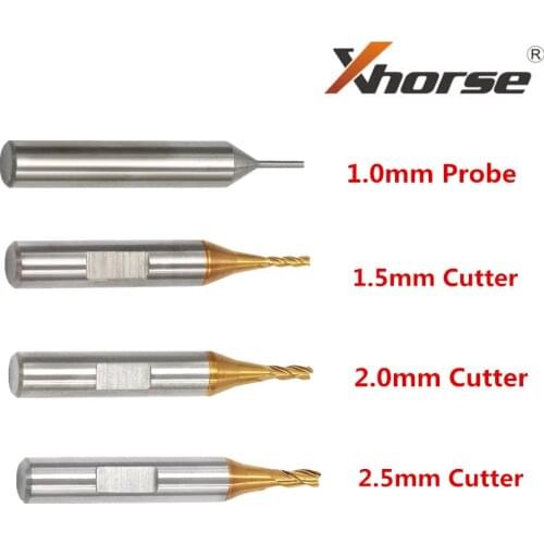 CONDOR MINI Plus Automatic Key Cutting Machines End Milling Cutter Carbide Drill Bit XP-005 XP-007 XC002 1.0/1.5/2.0/2.5mm