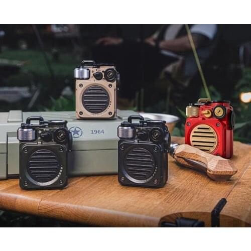 Mao king MW-PVX wireless Bluetooth speaker radio Born To Be Wild 3D surround outdoor sport portable metal AI smart mini speaker