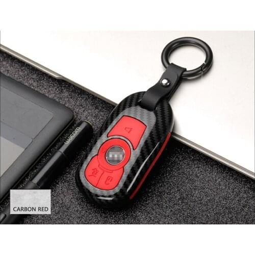 Car Smart 4 Button Remote Key Cover Case Holder Protect Keyeather Keychain Keyring for BUICK ENCORE ENVISION GL8 C Style Keycase