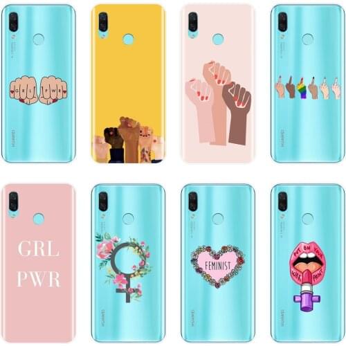 Feminist Girl Power Back Cover For Huawei Nova 2i 3 3I 3E 2 Lite Plus Soft Phone Case Silicone For Huawei Nova Smart Lite 2017
