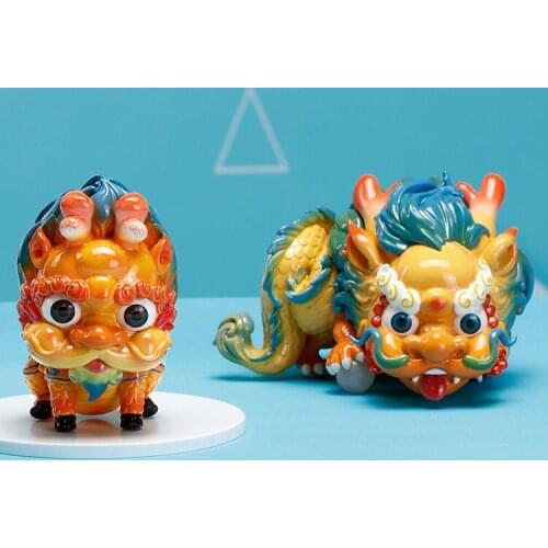Forbidden City Auspicious Dragon Unicorn Decorations Cute Home Gift