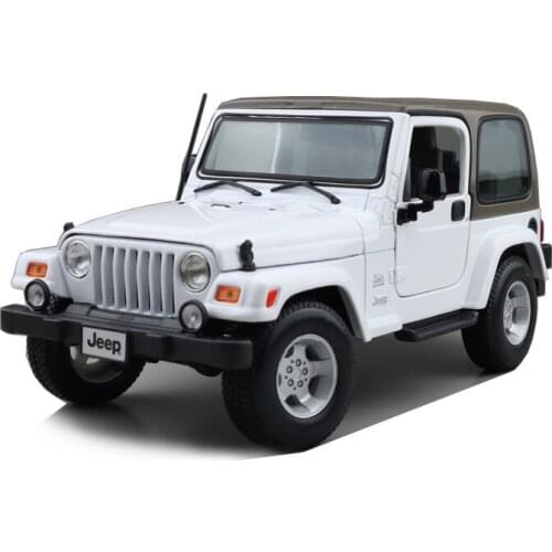 1/18 Jeep Wrangler Sahara Maisto 31662 Diecast Model Car Toys Boys Girls Gifts