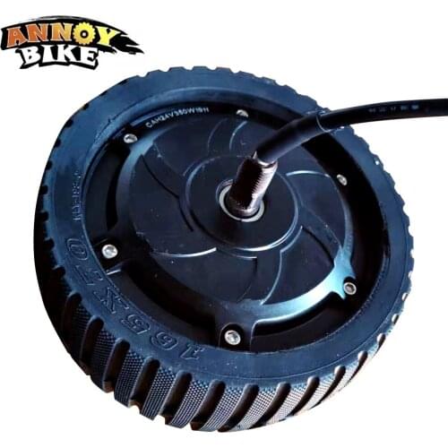 6 inch 6.5 inch Brushless Motor 24V-48V 350W Ice Non-slip Trolley Motor 12-35KM/H Electric Bicycle Scooter Motor