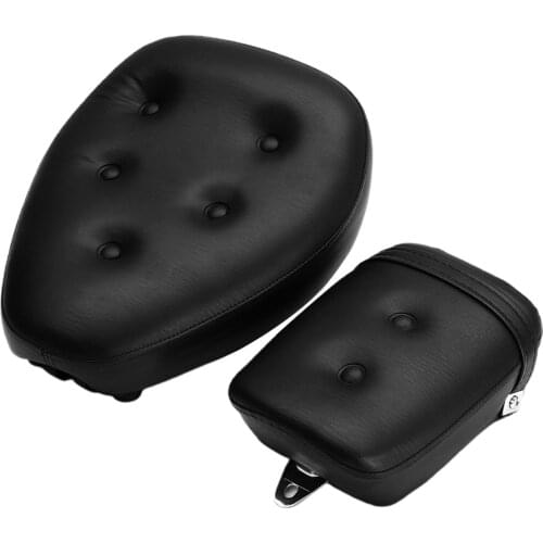 Motorcycle Front Driver and Rear Passenger Seat Seat Cushion Suction Cups Fit for Yamaha Virago Xv250 1988-2013