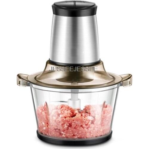 Meat grinder household electric small stainless steel multi-function meat cooking machine mixer broken vegetables stuffing